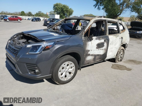 2023 Subaru Forester z VIN JF2SKACC6PH491945, wystawiony jako Copart lot #48778545 z przebiegiem Nie podano mil oraz Nie do naprawy • Non repairable. Historia ofert i sprzedaży dostępna na DreamBid. Obrazek 1.