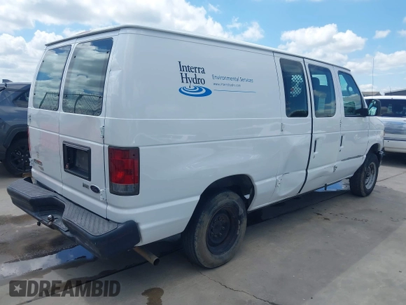 2011 Ford Econoline Cargo Commercial with VIN 1FTNE1EW6BDA58877, listed as a IAAI auction lot 40198855 with 179,416 mi miles and . Bid and sale history available at carsss.com. Image 4.