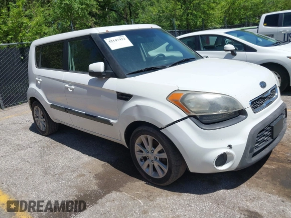 2012 Kia Soul + with VIN KNDJT2A67C7384686, listed as a IAAI auction lot 42147432 with 215,322 mi miles and . Bid and sale history available at DreamBid. Image 1.