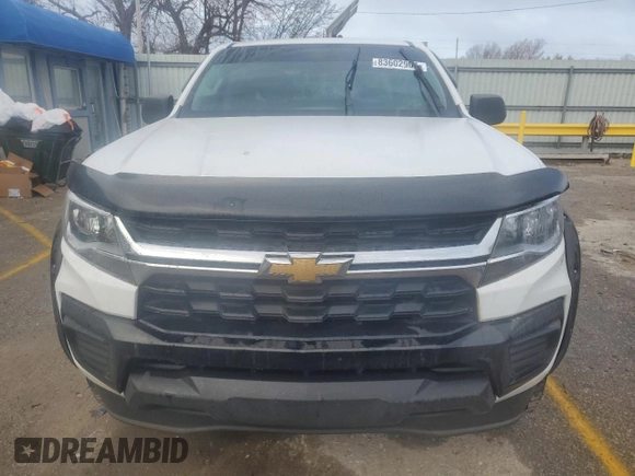 2021 Chevrolet Colorado 2WD Work Truck z VIN 1GCGSBEA4M1191184, wystawiony jako Copart lot #83602904 z przebiegiem 39 618 mil mil oraz Szkoda całkowita • Salvage title. Historia ofert i sprzedaży dostępna na DreamBid. Obrazek 5.
