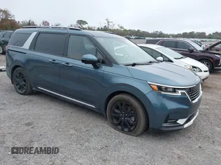 2023 Kia Carnival SX with VIN KNDNE5H32P6278375, listed as a IAAI auction lot 41503013 with 25,825 mi miles. Bid and sale history available at carsss.com. Image 1.