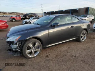 2010 Lexus IS with VIN JTHFE2C21A2500726, listed as a Copart auction lot 85692954 with 29,038 mi miles and Non Repairable. Bid and sale history available at carsss.com. Image 1.