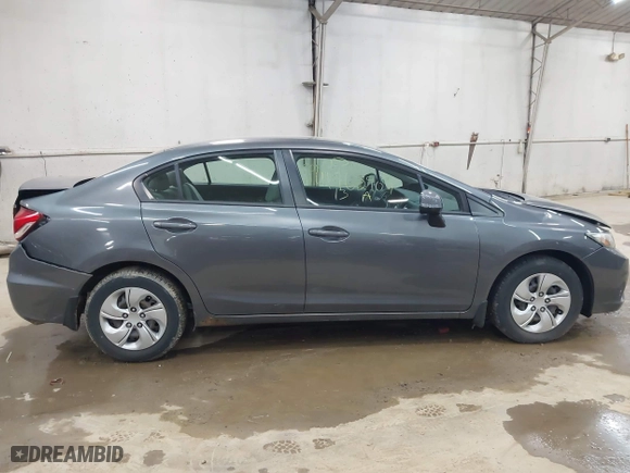 2013 Honda Civic Sdn LX with VIN 19XFB2F51DE200787, listed as a IAAI auction lot 41962907 with 96,849 mi miles. Bid and sale history available at carsss.com. Image 13.