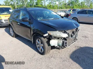 2009 Nissan Murano S with VIN JN8AZ18U59W014272, listed as a IAAI auction lot 42045456 with 153,817 mi miles. Bid and sale history available at carsss.com. Image 1.