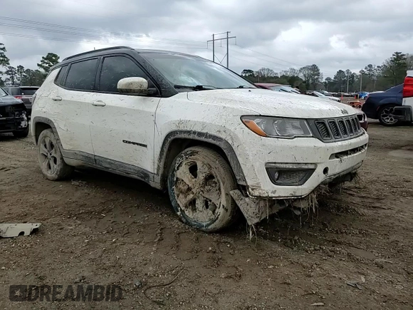 2019 Jeep Compass Altitude with VIN 3C4NJCBB9KT664922, listed as a Copart auction lot 45175545 with 99,665 mi miles and Salvage Title. Bid and sale history available at carsss.com. Image 10.