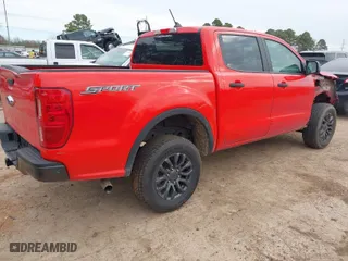 2023 Ford Ranger XL with VIN 1FTER4EH0PLE08377, listed as a IAAI auction lot 41664918 with 44,236 mi miles. Bid and sale history available at carsss.com. Image 4.