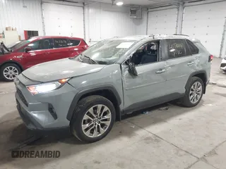 2019 Toyota RAV4 XLE Premium with VIN JTMA1RFV7KD513993, listed as a IAAI auction lot 41774447 with 51,378 mi miles. Bid and sale history available at carsss.com. Image 2.