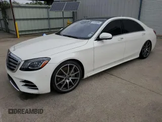 2018 Mercedes-Benz S 560 with VIN WDDUG8GB8JA415359, listed as a Copart auction lot 51053284 with 65,292 mi miles and Salvage Title. Bid and sale history available at DreamBid. Image 1.