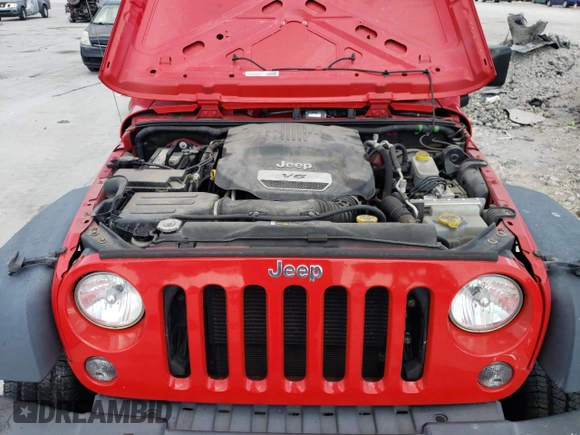 2018 Jeep Wrangler Sport S with VIN 1C4GJWAG2JL922408, listed as a Copart auction lot 49140425 with 62,632 mi miles and Salvage title. Bid and sale history available at DreamBid. Image 12.