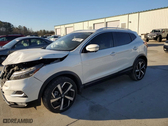 2022 Nissan Rogue Sport SL with VIN JN1BJ1CW6NW485215, listed as a Copart auction lot 88264005 with 56,970 mi miles and Salvage Title. Bid and sale history available at carsss.com. Image 1.