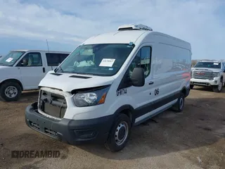 2023 Ford Transit Cargo with VIN 1FTBR1C86PKB71744, listed as a IAAI auction lot 41678963 with 47,373 mi miles. Bid and sale history available at carsss.com. Image 17.