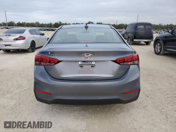 2020 Hyundai Accent Limited with VIN 3KPC34A67LE118346, listed as a Copart auction lot 79717804 with 4,046 mi miles and Clean Title. Bid and sale history available at carsss.com. Image 6.
