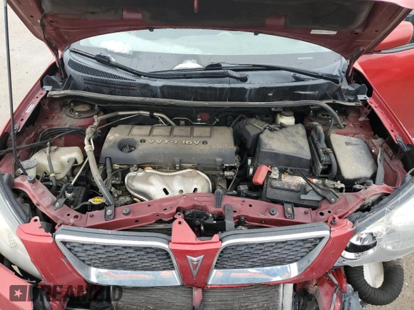 2009 Pontiac Vibe with VIN 5Y2SM67089Z409880, listed as a Copart auction lot 44072155 with 121,158 mi miles and Salvage Title. Bid and sale history available at carsss.com. Image 11.