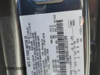 2018 Ford Fusion SE with VIN 3FA6P0HD1JR252599, listed as a Copart auction lot 45666525 with 61,405 mi miles and Salvage Title. Bid and sale history available at DreamBid. Image 14.