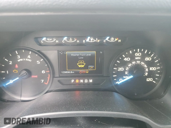 2018 Ford F-150 XL with VIN 1FTEW1EP9JFE79193, listed as a Copart auction lot 60626665 with 125,608 mi miles and Clean title. Bid and sale history available at DreamBid. Image 9.