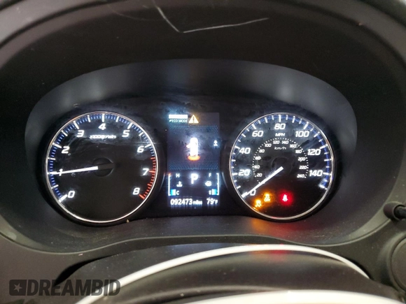 2019 Mitsubishi Outlander ES with VIN JA4AZ3A36KZ048504, listed as a Copart auction lot 59570195 with 92,473 mi miles and Salvage title. Bid and sale history available at DreamBid. Image 9.