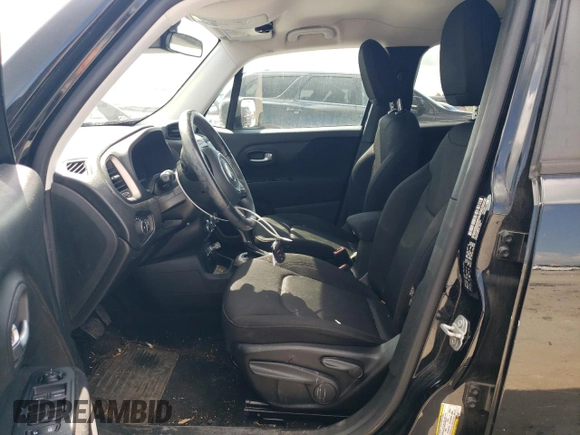 2017 Jeep Renegade Latitude with VIN ZACCJABB3HPG23892, listed as a Copart auction lot 63525885 with 57,251 mi miles and Salvage title. Bid and sale history available at DreamBid. Image 7.