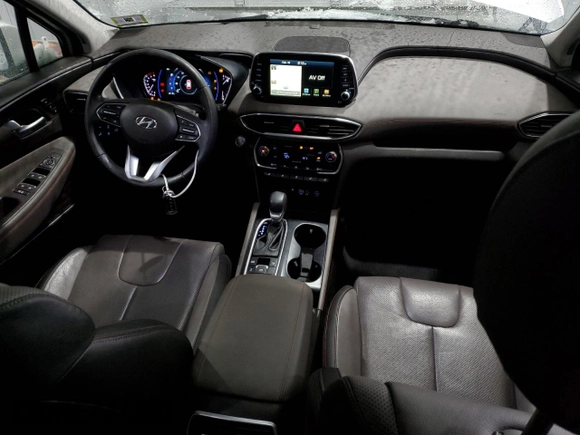 2019 Hyundai Santa Fe Ultimate with VIN 5NMS5CAD5KH002245, listed as a Copart auction lot 45110185 with 33,991 mi miles and Salvage Title. Bid and sale history available at carsss.com. Image 8.