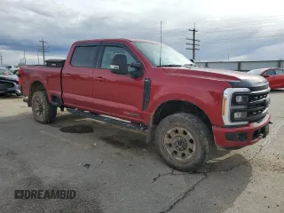 2023 Ford F-250 XL with VIN 1FT8W2BM3PED36980, listed as a Copart auction lot 49450125 with 57,760 mi miles and Salvage Title. Bid and sale history available at DreamBid. Image 4.
