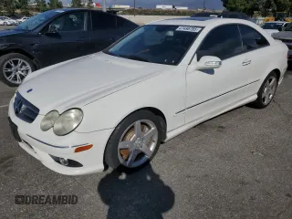 2008 Mercedes-Benz CLK-Class 3.5L with VIN WDBTJ56H18F256031, listed as a Copart auction lot 47498755 with 189,870 mi miles and Clean Title. Bid and sale history available at carsss.com. Image 1.