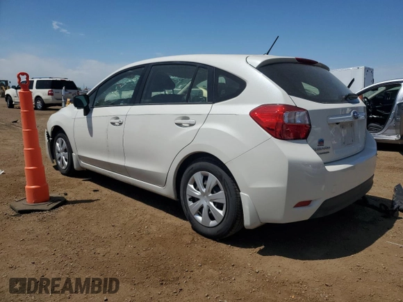 2016 Subaru Impreza 2.0i с VIN JF1GPAA67G8295151, выставлен на аукционе Copart как лот 58273835 с пробегом 34 175 миль миль и Списание • Salvage title. История ставок и продаж доступна на DreamBid. Изображение 2.