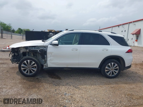2020 Mercedes-Benz GLE 350 with VIN 4JGFB4KB3LA083931, listed as a IAAI auction lot 41938360 with 127,448 mi miles and . Bid and sale history available at DreamBid. Image 14.
