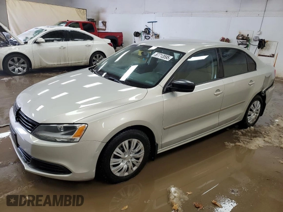 2012 Volkswagen Jetta S with VIN 3VW1K7AJ4CM321813, listed as a Copart auction lot 87713595 with 151,225 mi miles and Clean title. Bid and sale history available at DreamBid. Image 1.