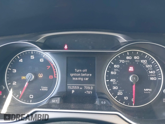 2013 Audi allroad Premium with VIN WA19FAFL8DA142099, listed as a IAAI auction lot 41641097 with 152,559 mi miles. Bid and sale history available at carsss.com. Image 7.