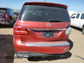 2017 Mercedes-Benz GLS with VIN 4JGDF7FE5HA747039, listed as a Copart auction lot 72268614 with 35,573 mi miles and Salvage Title. Bid and sale history available at carsss.com. Image 6.