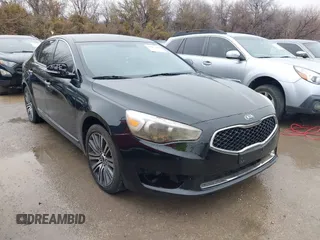 2015 Kia Cadenza Premium with VIN KNALN4D78F5169611, listed as a IAAI auction lot 41457679 with 102,166 mi miles. Bid and sale history available at carsss.com. Image 1.