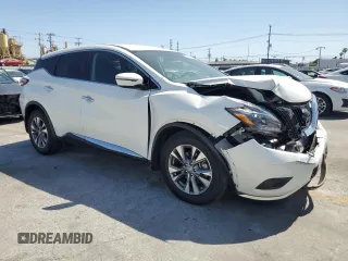 2018 Nissan Murano SV z VIN 5N1AZ2MG8JN194435, wystawiony jako Copart lot #56951315 z przebiegiem 21 944 mil mil oraz Szkoda całkowita • Salvage title. Historia ofert i sprzedaży dostępna na DreamBid. Obrazek 4.