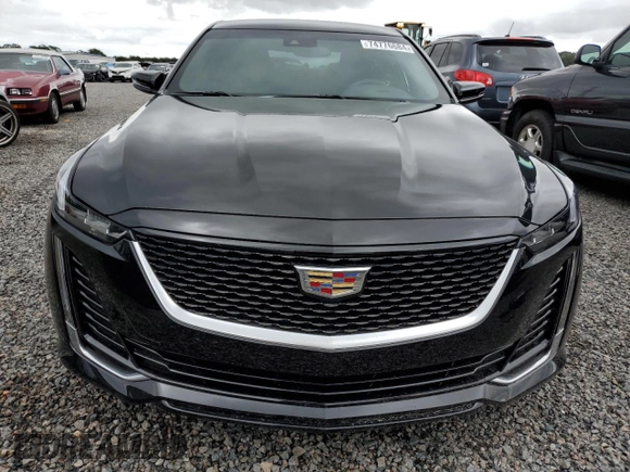 2024 Cadillac CT5 Luxury with VIN 1G6DM5RK1R0106920, listed as a Copart auction lot 74776684 with 5,501 mi miles and Salvage title. Bid and sale history available at DreamBid. Image 5.