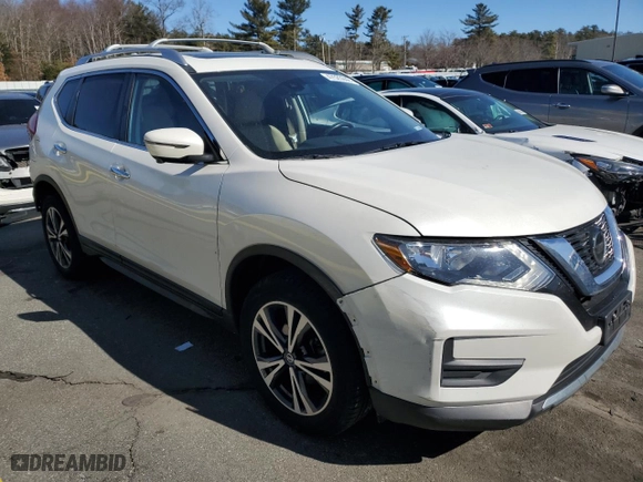 2019 Nissan Rogue SV with VIN JN8AT2MV5KW395293, listed as a Copart auction lot 47523965 with 109,230 mi miles and Salvage Title. Bid and sale history available at carsss.com. Image 4.