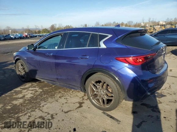 2017 Infiniti QX30 Premium z VIN SJKCH5CP8HA037540, wystawiony jako Copart lot #85222774 z przebiegiem 64 310 mil mil oraz Szkoda całkowita • Salvage title. Historia ofert i sprzedaży dostępna na DreamBid. Obrazek 2.