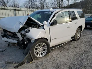 2020 GMC Yukon SLT with VIN 1GKS2BKC6LR277729, listed as a Copart auction lot 48570925 with 0 mi miles and Salvage Title. Bid and sale history available at carsss.com. Image 1.