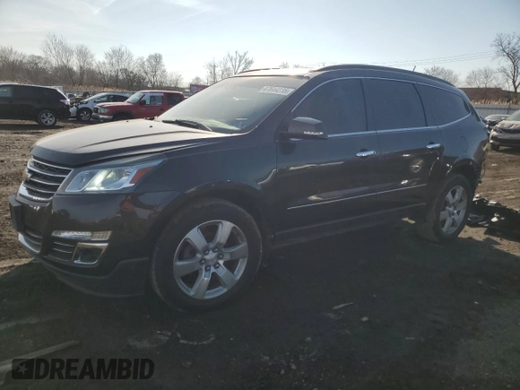 2016 Chevrolet Traverse LTZ with VIN 1GNKVJKD7GJ113276, listed as a Copart auction lot 47644235 with 104,626 mi miles and Salvage Title. Bid and sale history available at DreamBid. Image 1.