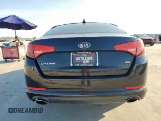 2013 Kia Optima LX with VIN 5XXGM4A74DG257091, listed as a Copart auction lot 47219175 with 136,300 mi miles and Salvage Title. Bid and sale history available at carsss.com. Image 6.