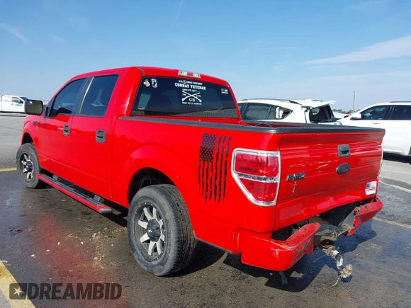 2012 Ford F-150 XL with VIN 1FTEW1CM4CFC95842, listed as a IAAI auction lot 41578253 with 122,824 mi miles. Bid and sale history available at carsss.com. Image 3.