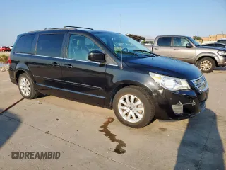 2012 Volkswagen Routan SE with VIN 2C4RVABG9CR293738, listed as a Copart auction lot 56408455 with 123,546 mi miles and Clean title. Bid and sale history available at DreamBid. Image 4.
