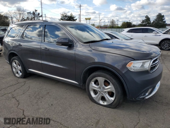 2015 Dodge Durango Limited with VIN 1C4RDJDG6FC147732, listed as a Copart auction lot 44578535 with 234,976 mi miles and Salvage title. Bid and sale history available at DreamBid. Image 4.