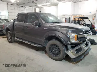 2019 Ford F-150 XL with VIN 1FTEW1E54KFB09804, listed as a Copart auction lot 52215404 with 80,222 mi miles and Salvage Title. Bid and sale history available at carsss.com. Image 4.