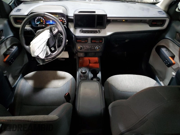 2022 Ford Maverick XL with VIN 3FTTW8F92NRA18426, listed as a Copart auction lot 53535715 with 42,064 mi miles and Salvage Title. Bid and sale history available at DreamBid. Image 8.