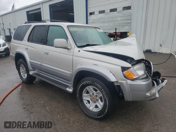 1999 Toyota 4Runner Limited with VIN JT3GN87R2X0108802, listed as a Copart auction lot 50343965 with Not Provided miles and Salvage Title. Bid and sale history available at DreamBid. Image 4.