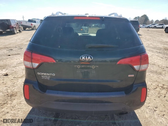 2014 Kia Sorento LX with VIN 5XYKT3A62EG504362, listed as a Copart auction lot 46461065 with 137,495 mi miles and Clean Title. Bid and sale history available at carsss.com. Image 6.