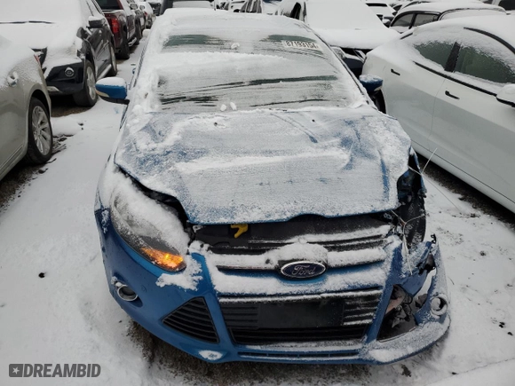 2012 Ford Focus Titanium with VIN 1FAHP3J22CL329081, listed as a Copart auction lot 87193154 with 126,347 mi miles and Salvage Title. Bid and sale history available at carsss.com. Image 5.