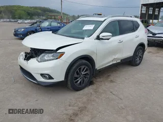 2016 Nissan Rogue SL with VIN 5N1AT2MV6GC844741, listed as a IAAI auction lot 42124853 with 176,617 mi miles and . Bid and sale history available at DreamBid. Image 18.