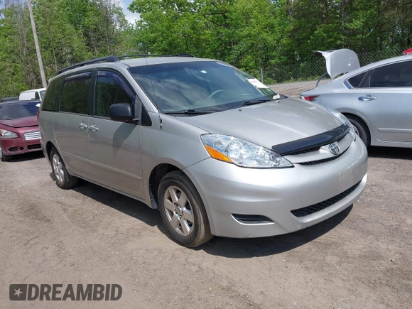 2010 Toyota Sienna CE with VIN 5TDKK4CC5AS301619, listed as a IAAI auction lot 42190040 with 177,118 mi miles and . Bid and sale history available at DreamBid. Image 1.