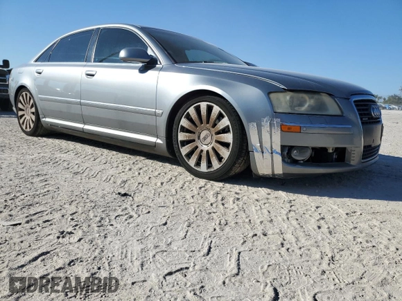 2006 Audi A8 4.2L z VIN WAUML44E36N004431, wystawiony jako Copart lot #81116244 z przebiegiem 164 191 mil mil oraz Nie do naprawy • Non repairable. Historia ofert i sprzedaży dostępna na DreamBid. Obrazek 4.