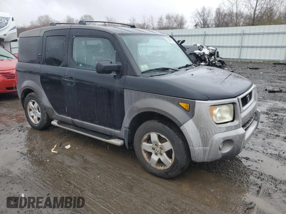 2003 Honda Element EX with VIN 5J6YH285X3L017263, listed as a Copart auction lot 52001205 with 195,838 mi miles and Clean Title. Bid and sale history available at DreamBid. Image 4.