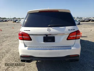 2018 Mercedes-Benz GLS 63 AMG with VIN 4JGDF7FE8JB083917, listed as a Copart auction lot 60448805 with 69,192 mi miles and Clean title. Bid and sale history available at DreamBid. Image 6.